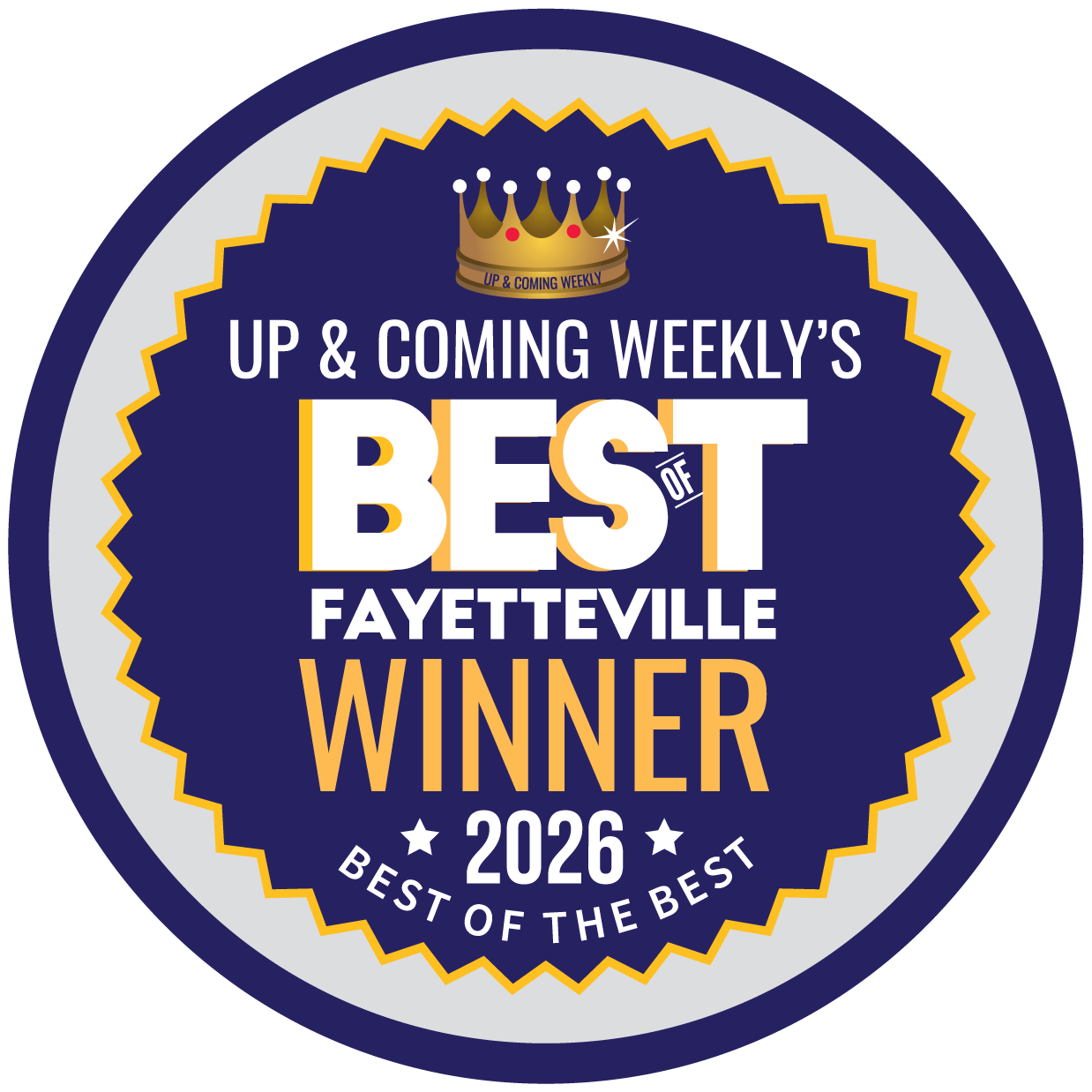 Best of Fayetteville Winner 2026 badge